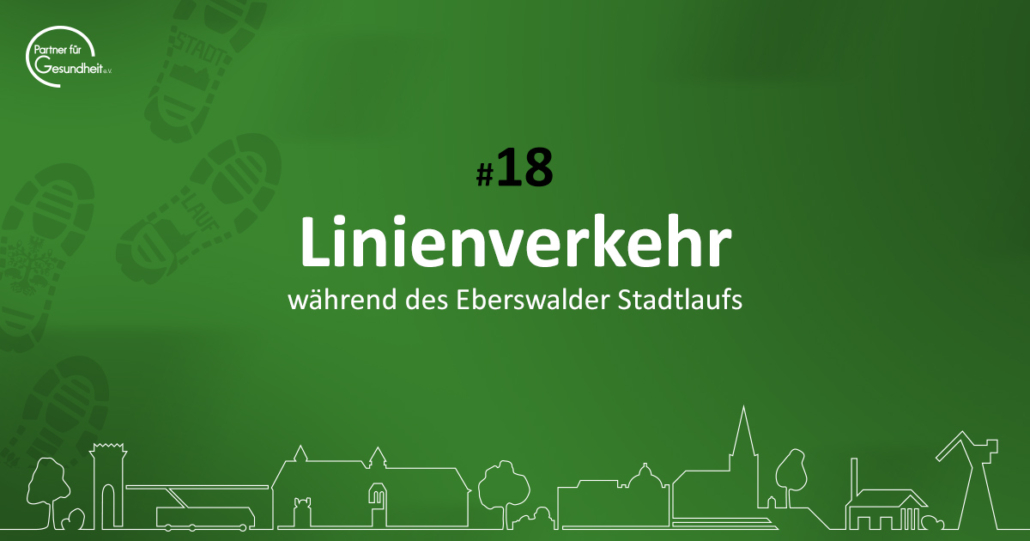 Einschränkungen im Linienverkehr während des Eberswalder Stadtlaufs am 15.09.2024