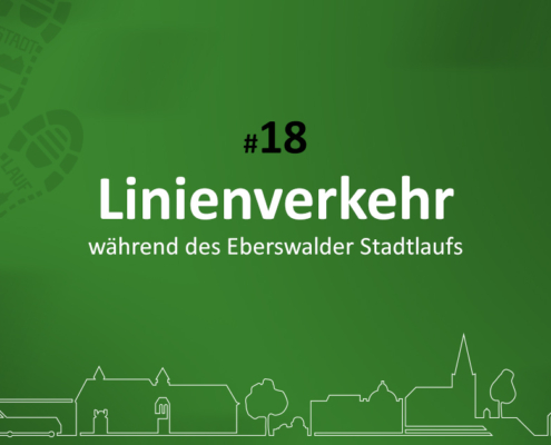 Einschränkungen im Linienverkehr während des Eberswalder Stadtlaufs am 15.09.2024